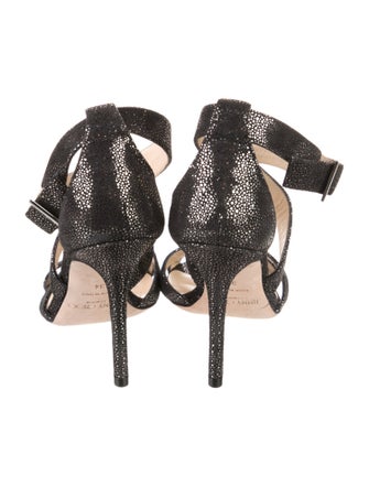 Jimmy Choo Leather T-Strap Pumps