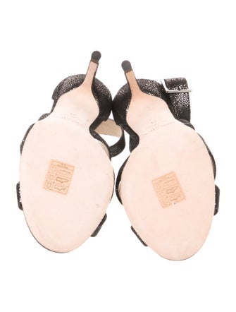 Jimmy Choo Leather T-Strap Pumps