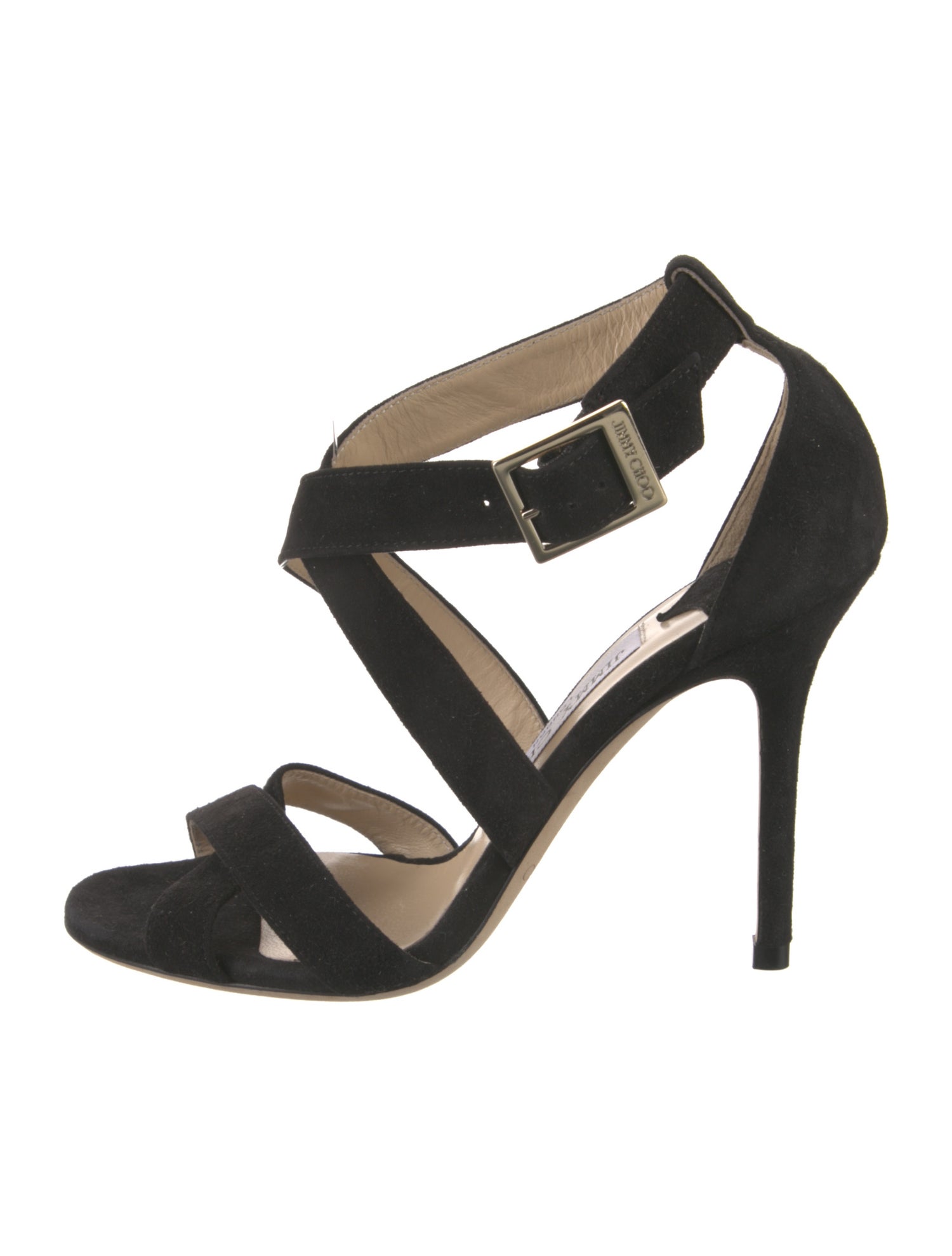 Jimmy Choo Suede T-Strap Pumps