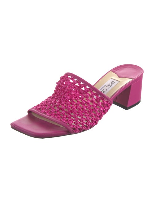 Jimmy Choo Leather Slides