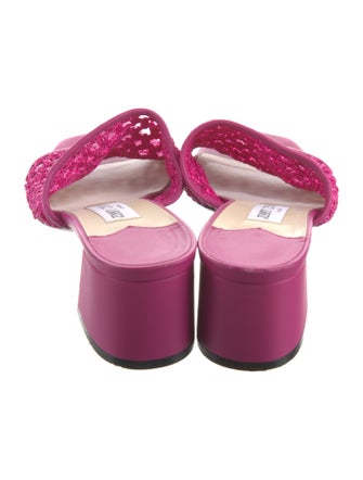 Jimmy Choo Leather Slides