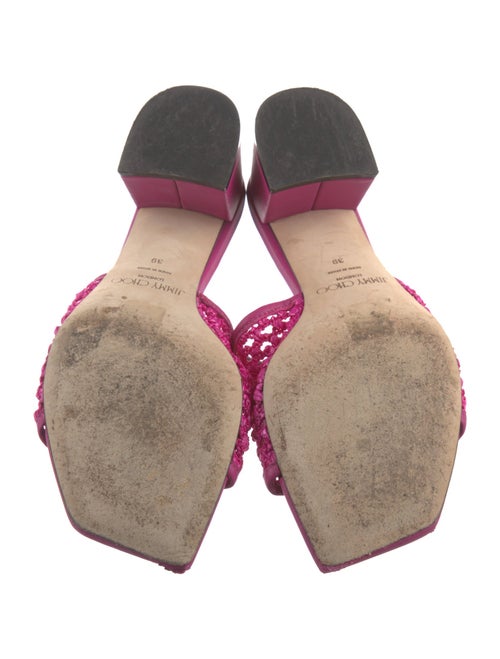 Jimmy Choo Leather Slides
