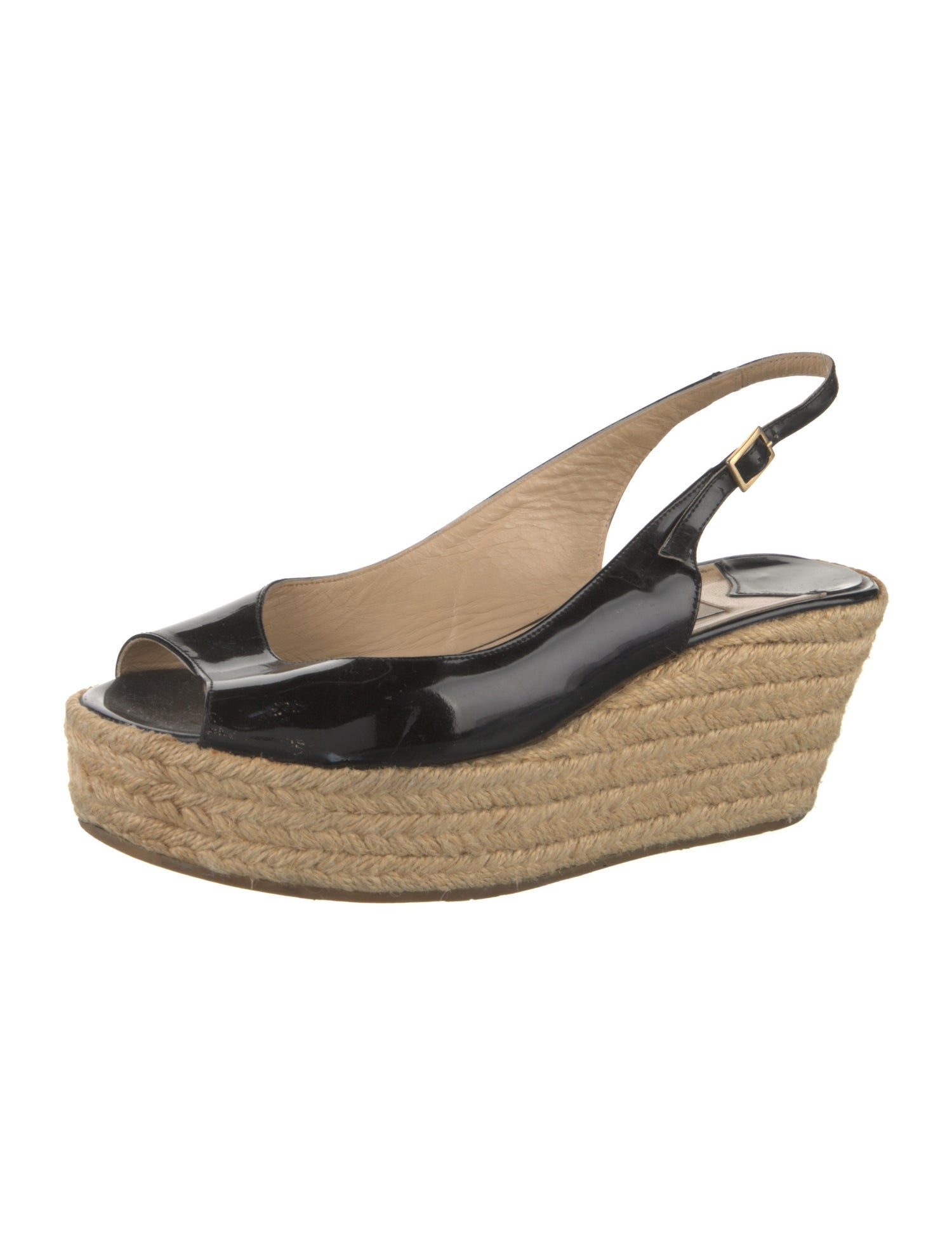 Jimmy Choo Patent Leather Slingback Sandals