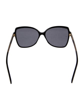 Jimmy Choo Oversize Tinted Sunglasses