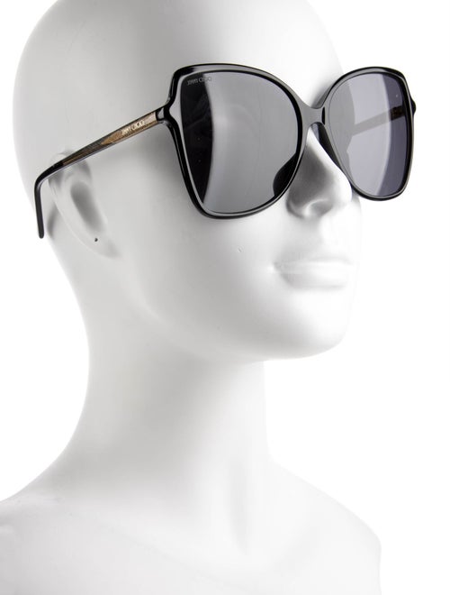 Jimmy Choo Oversize Tinted Sunglasses