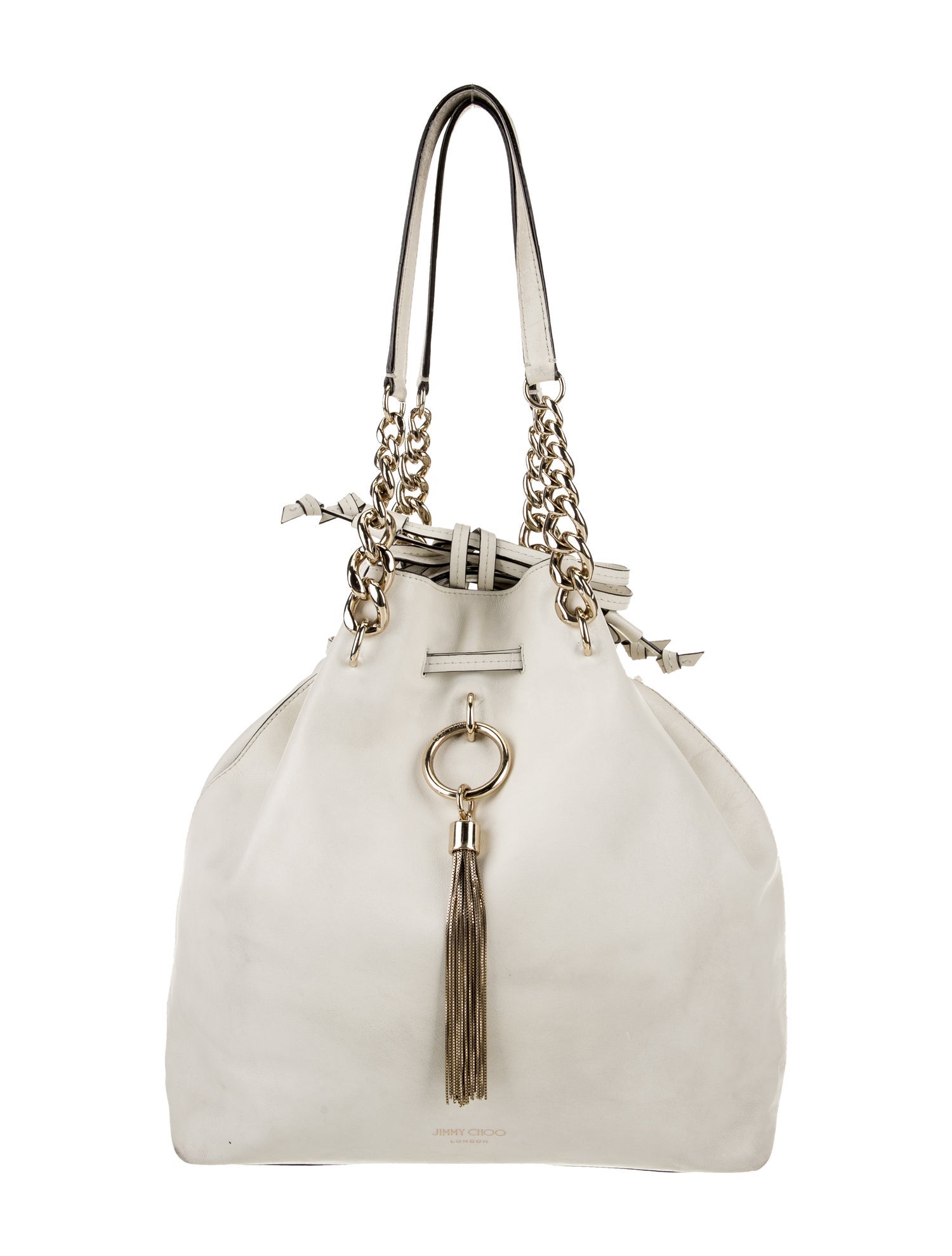 Jimmy Choo Leather Bucket Bag
