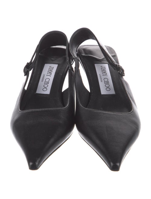 Jimmy Choo Leather Slingback Pumps