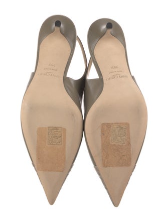 Jimmy Choo Leather Slingback Pumps