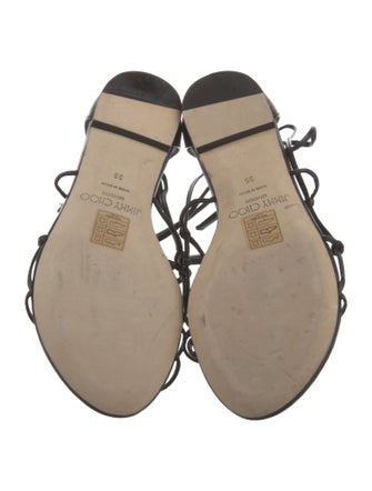 Jimmy Choo Leather Gladiator Sandals