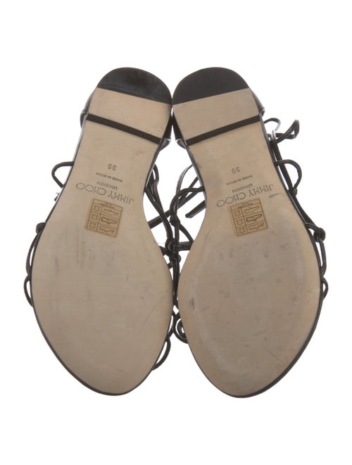 Jimmy Choo Leather Gladiator Sandals