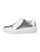 Jimmy Choo Leather Colorblock Pattern Sneakers