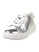 Jimmy Choo Leather Colorblock Pattern Sneakers