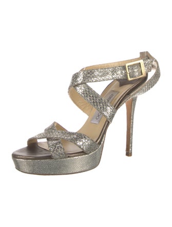 Jimmy Choo Glitter Sandals