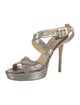 Jimmy Choo Glitter Sandals