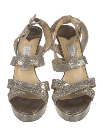 Jimmy Choo Glitter Sandals