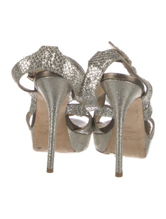 Jimmy Choo Glitter Sandals