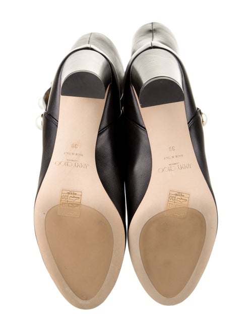 Jimmy Choo Leather Studded Accents Boots