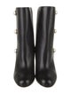 Jimmy Choo Leather Studded Accents Boots