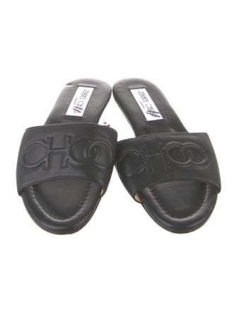 Jimmy Choo Leather Slides
