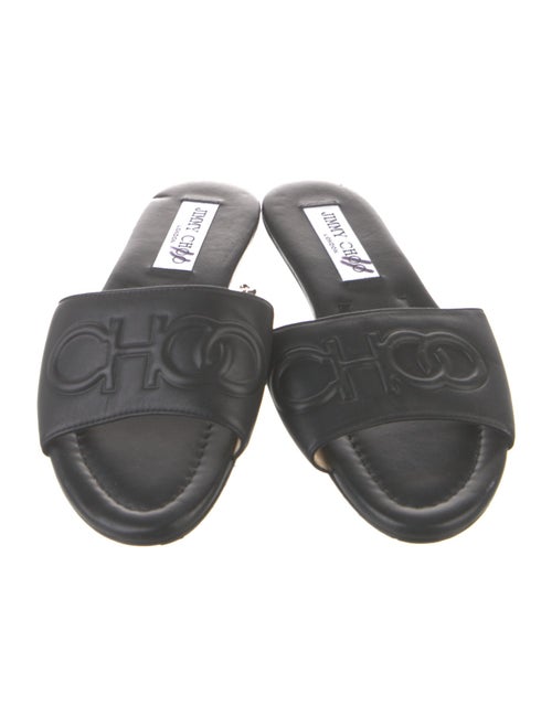 Jimmy Choo Leather Slides
