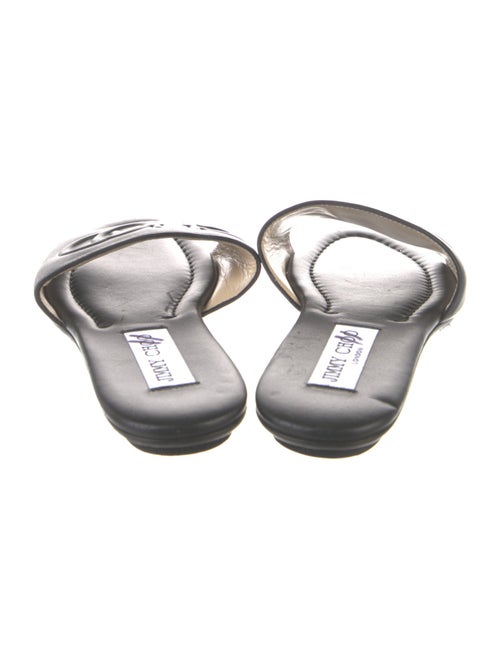 Jimmy Choo Leather Slides
