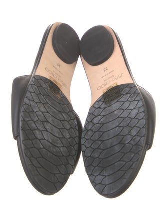 Jimmy Choo Leather Slides