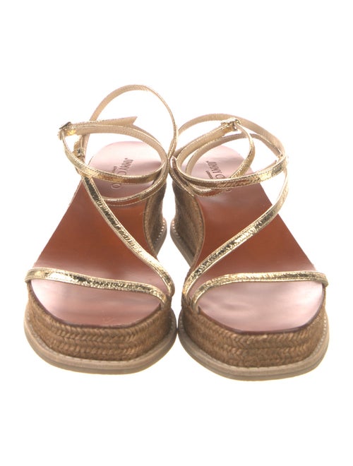 Jimmy Choo Leather Espadrilles