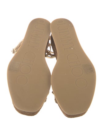 Jimmy Choo Leather Espadrilles