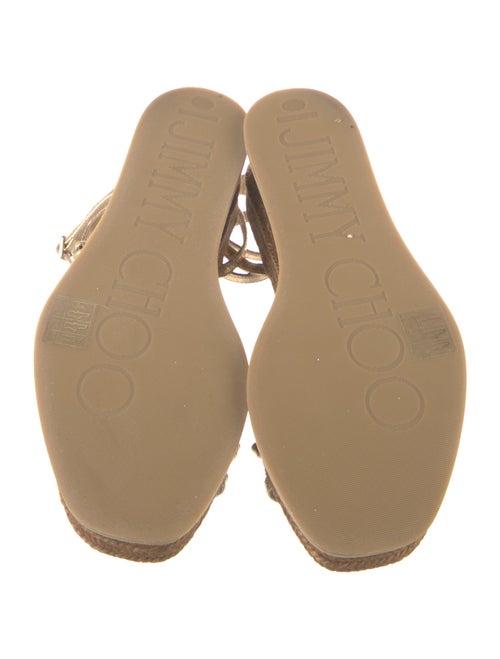 Jimmy Choo Leather Espadrilles