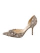 Jimmy Choo Jacquard Printed D'Orsay Pumps