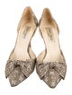 Jimmy Choo Jacquard Printed D'Orsay Pumps