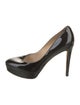 Jimmy Choo Patent Leather Leather Trim Embellishment Pumps