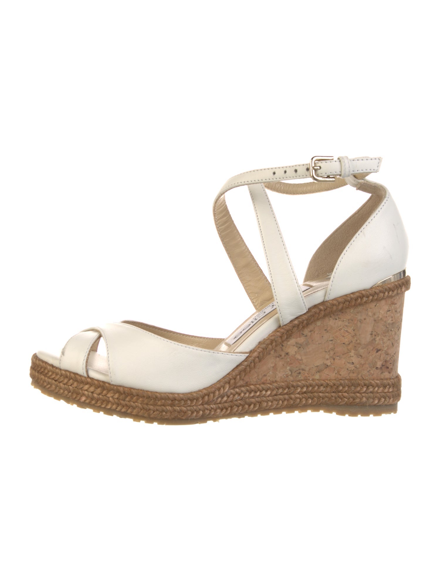 Jimmy Choo Leather Espadrilles