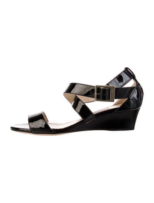 Jimmy Choo Patent Leather Slingback Sandals