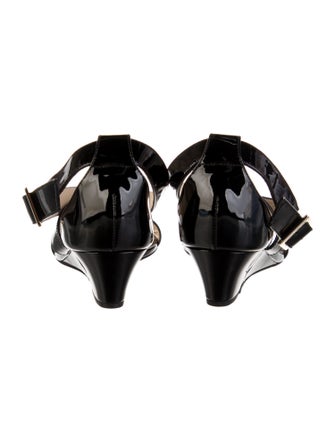 Jimmy Choo Patent Leather Slingback Sandals