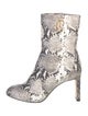 Jimmy Choo Snakeskin Animal Print Boots