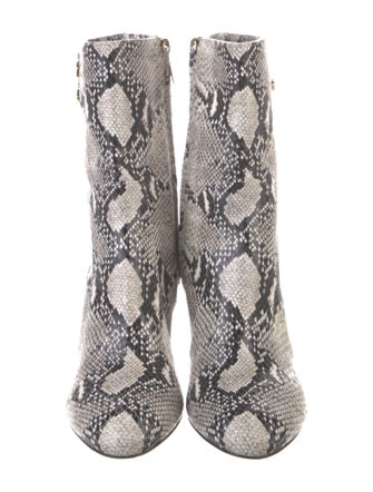 Jimmy Choo Snakeskin Animal Print Boots