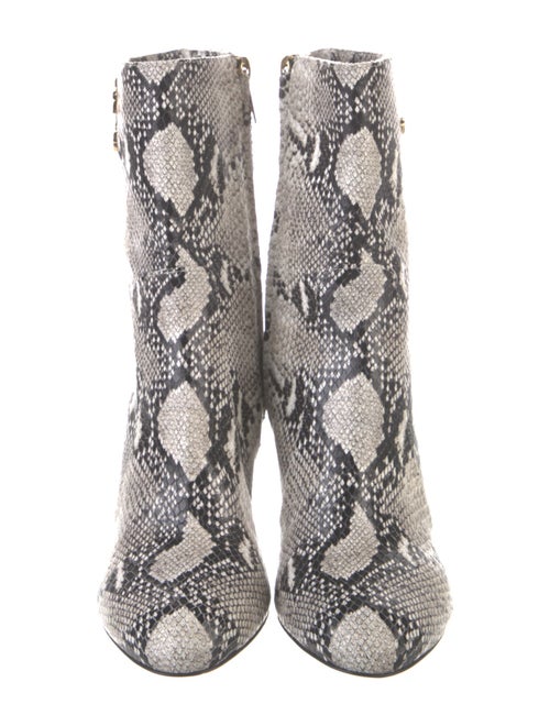 Jimmy Choo Snakeskin Animal Print Boots