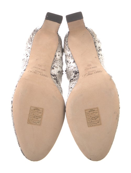 Jimmy Choo Snakeskin Animal Print Boots