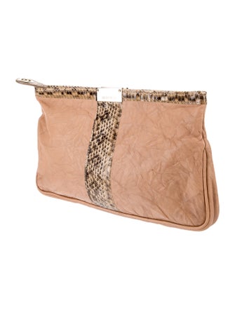 Jimmy Choo Leather Clutch