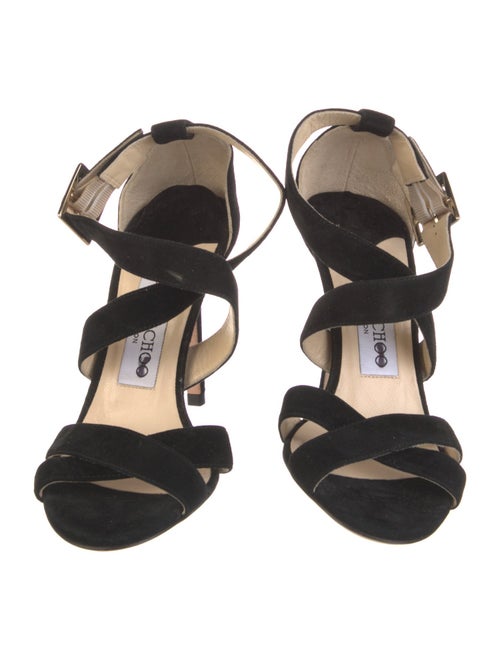 Jimmy Choo Suede Cutout Accent Pumps