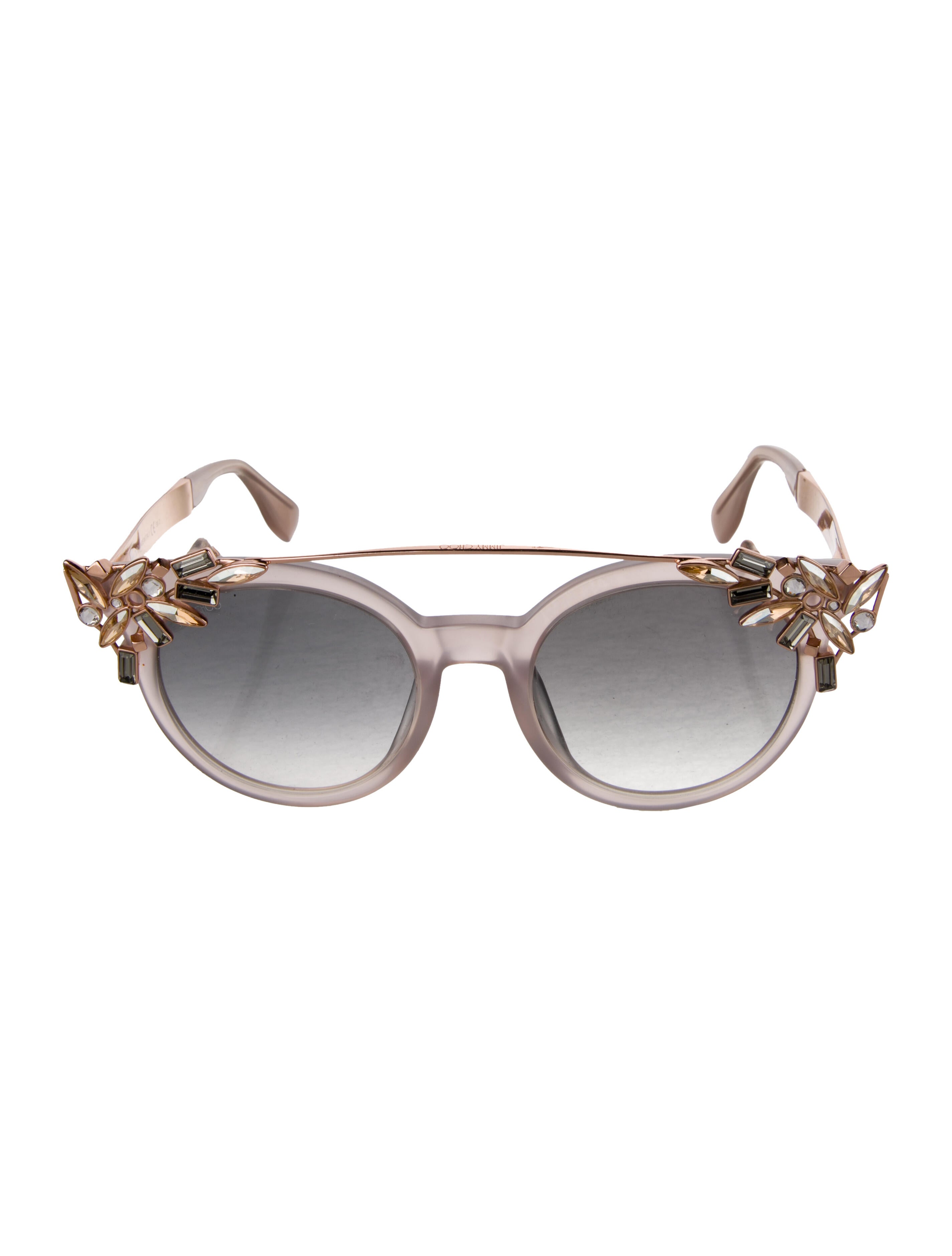 Jimmy Choo Cat-Eye Mirrored Sunglasses