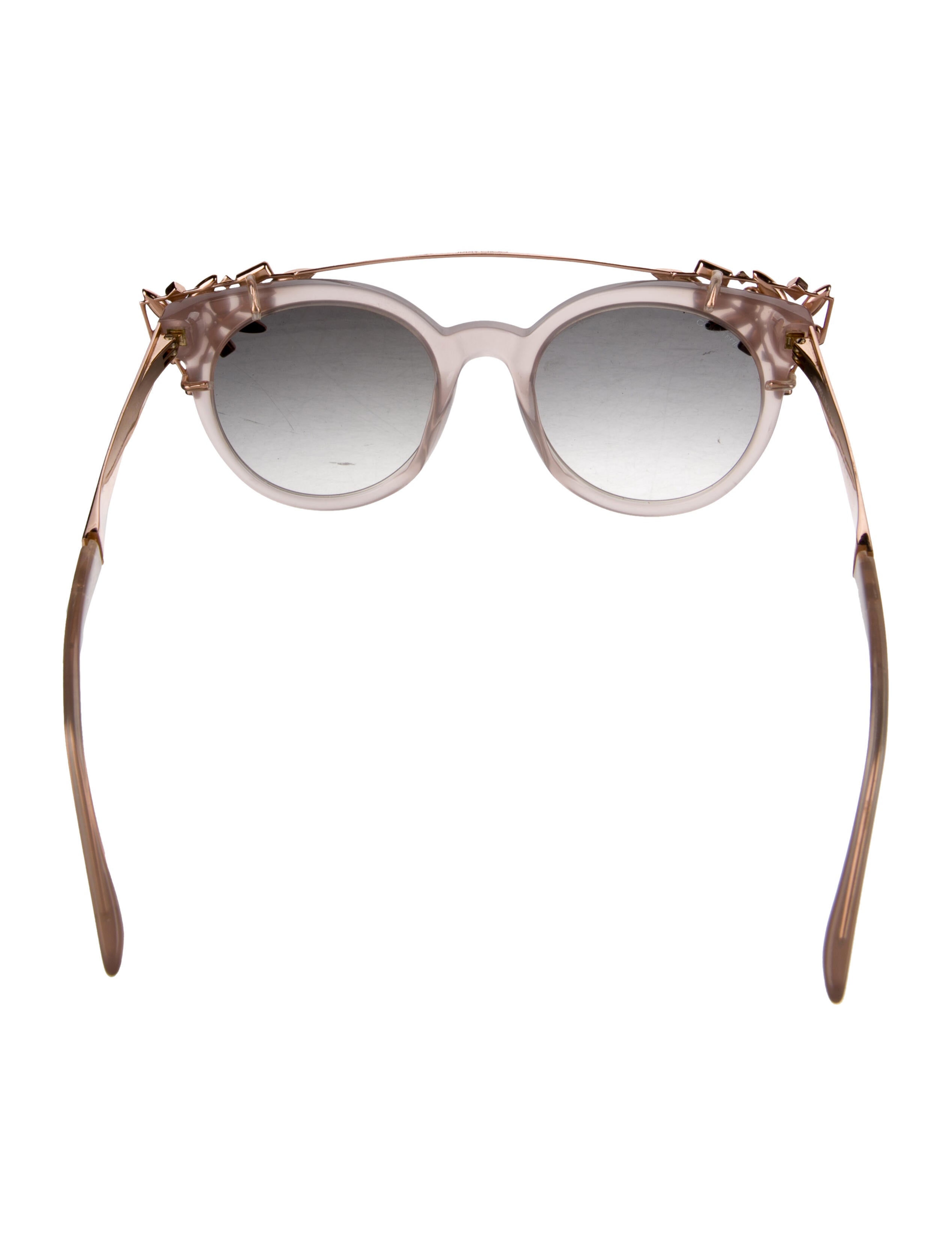 Jimmy Choo Cat-Eye Mirrored Sunglasses