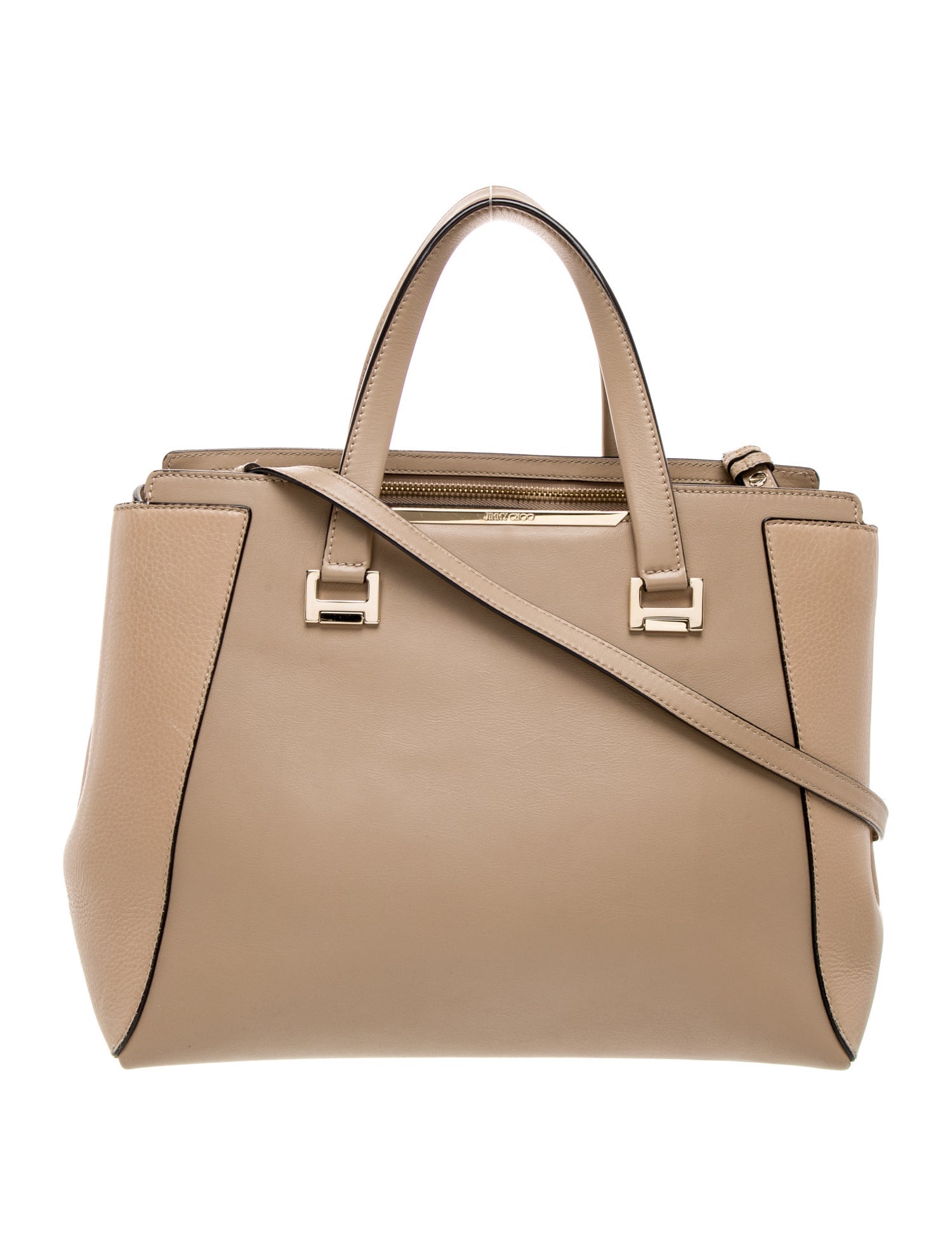 Jimmy Choo Leather Top Handle Bag