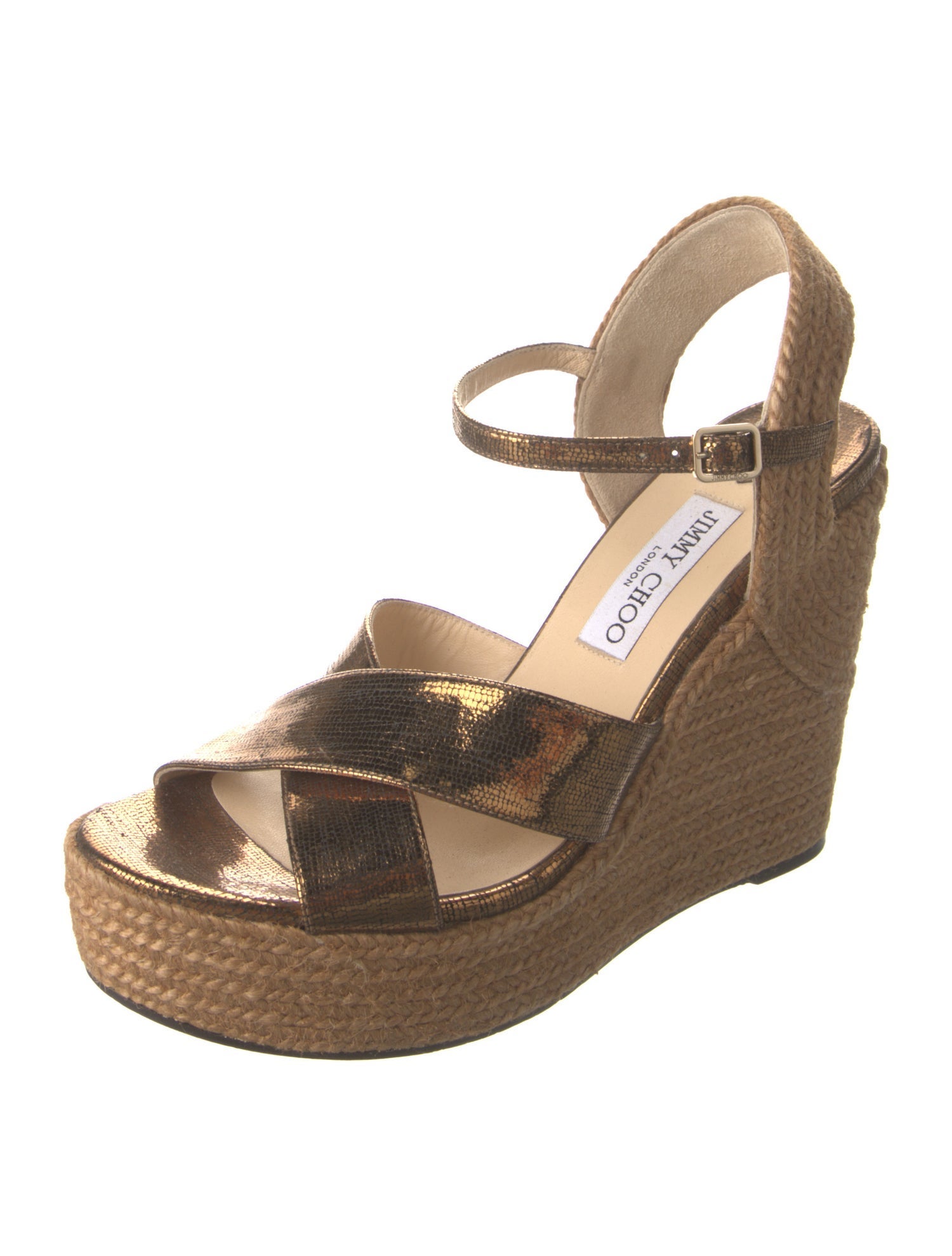 Jimmy Choo Leather Espadrilles