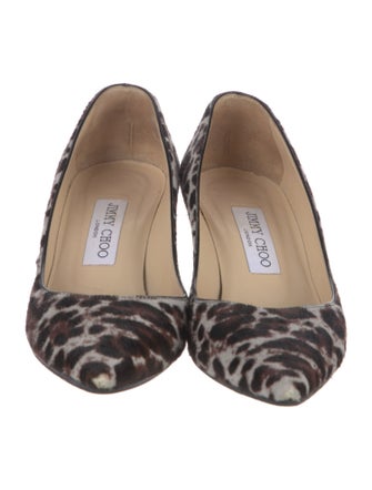 Jimmy Choo Ponyhair Animal Print Pumps