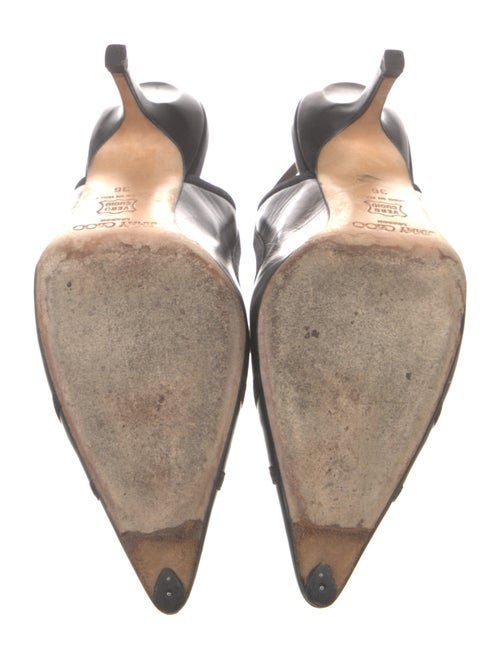 Jimmy Choo Leather Slingback Pumps