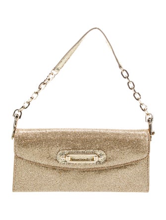 Jimmy Choo Glitter Top Handle Bag