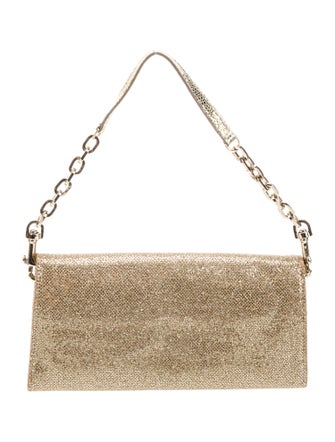 Jimmy Choo Glitter Top Handle Bag