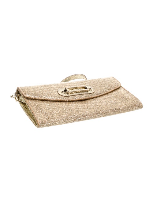 Jimmy Choo Glitter Top Handle Bag